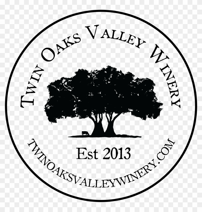 Twin Oaks Winery Twinoaks Logo - Chardonnay Clipart #4701573