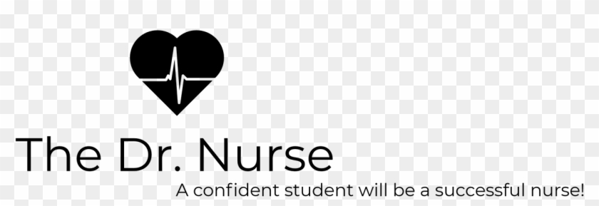 Nurse Logo Black 1 - Heart Clipart