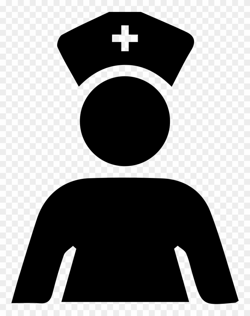 Png File Svg - Black And White Nurse Clipart Transparent Png