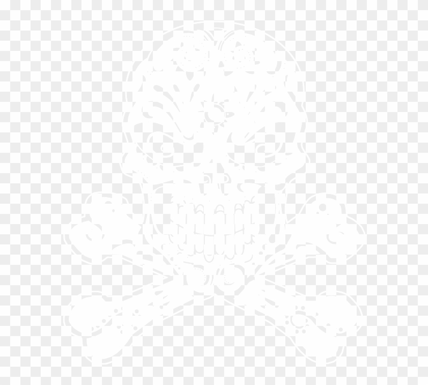 Day Of The Dead Skull And Crossbones Clipart #4702357