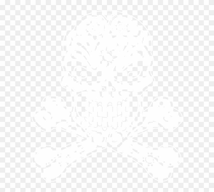 Day Of The Dead Skull And Crossbones Clipart