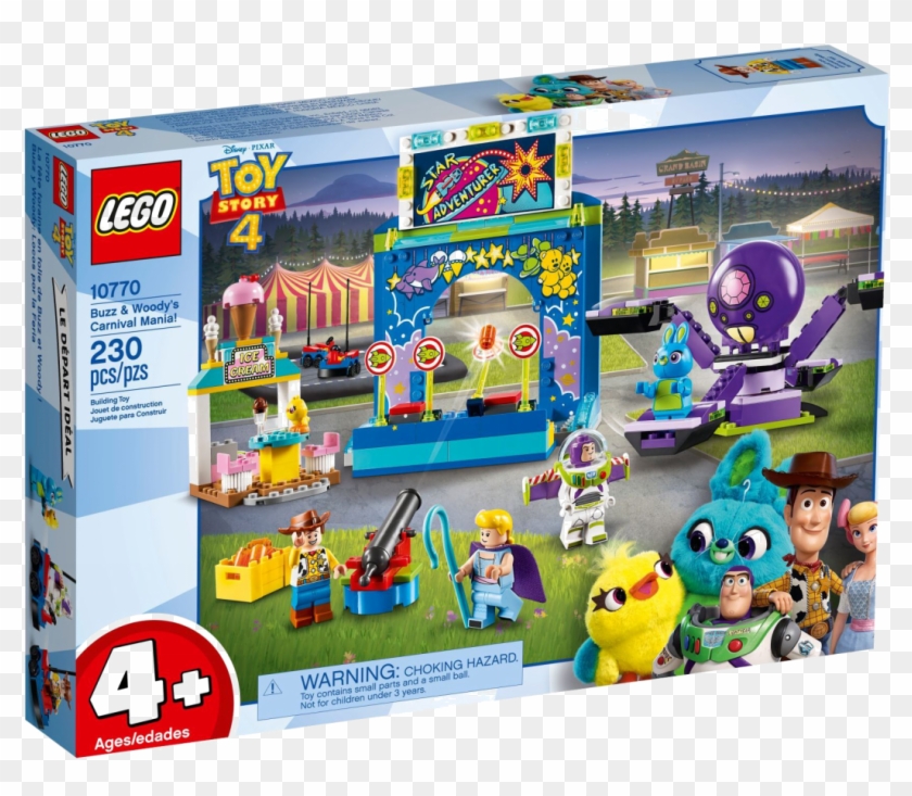 10770 Buzz And Woody's Carnival Mania - Toy Story 4 Lego Sets Clipart #4702530