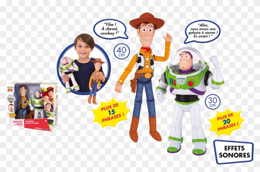 Coffret Buzz Et Woody - Woody And Buzz Toys Clipart #4702713
