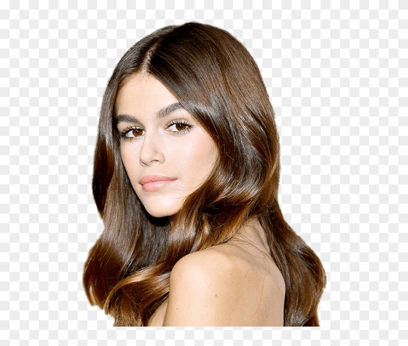 Kaia Gerber Wavy Hair Kaia Gerber Clipart 4702770 Pikpng