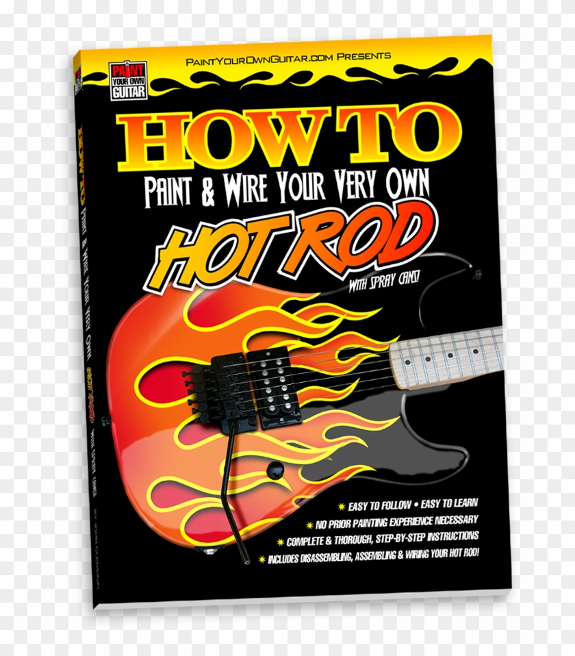 Paint Your Own Guitar's, 'how To Paint Your Very Own - Hot Rod Painting Guitar Clipart #4702914