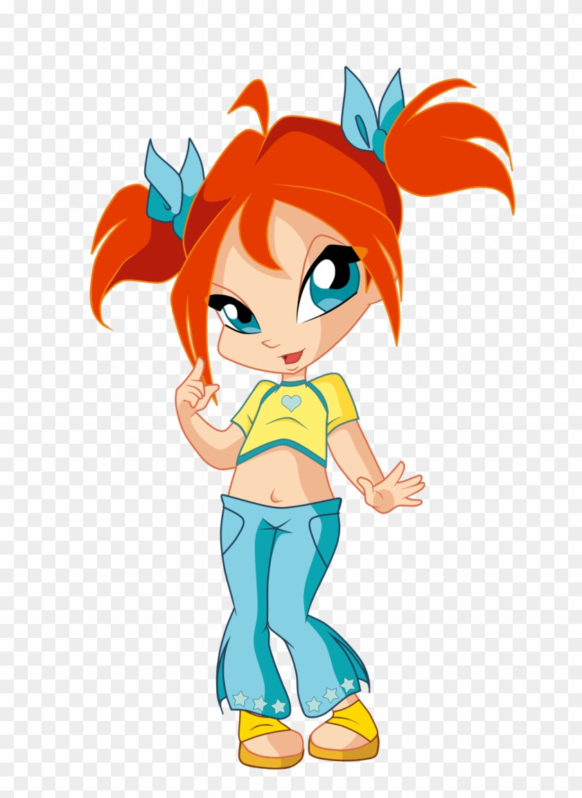 Winx Club Hintergrund Called Bloom Child By Miniwinx - Winx Club Baby Bloom Clipart