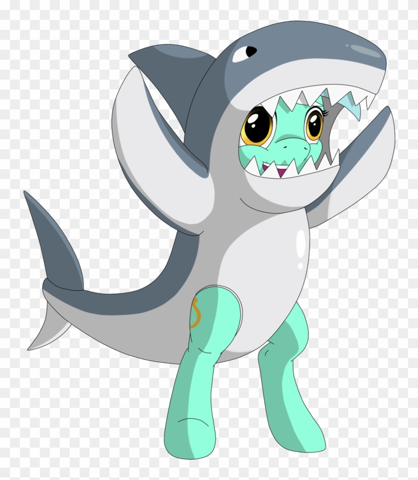 Redquoz Bipedal Clothes Costume Left Shark Lyra Shark