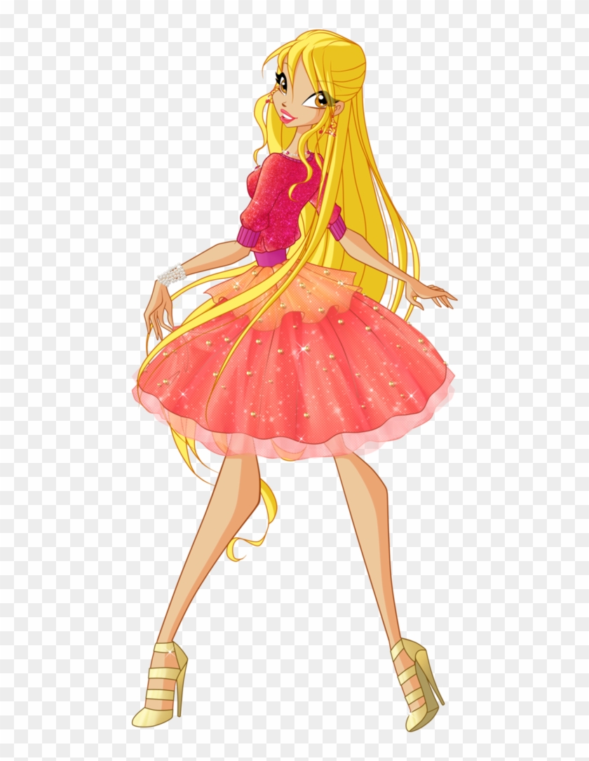 Clipart Wallpaper Blink - Winx Club Season 7 Stella Outfits - Png Download