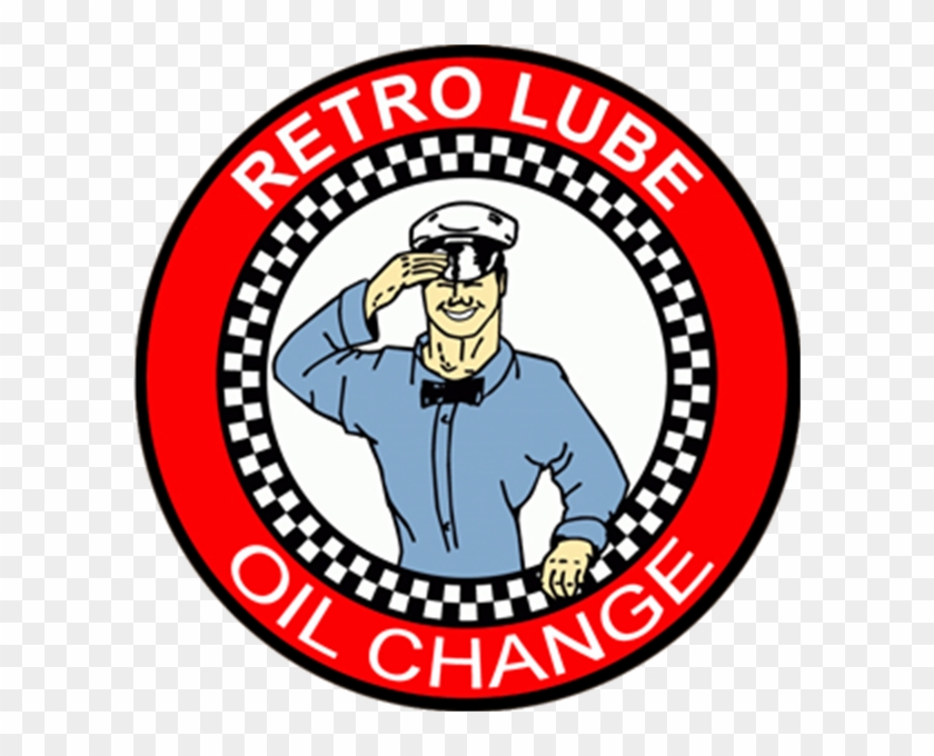 Retro Lube - Emblem Clipart