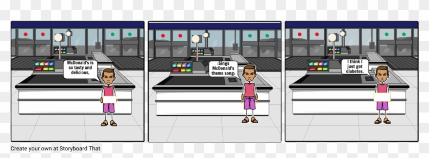 Eleven Eats Mcdonald's Eggos - Cartoon Clipart #4703532