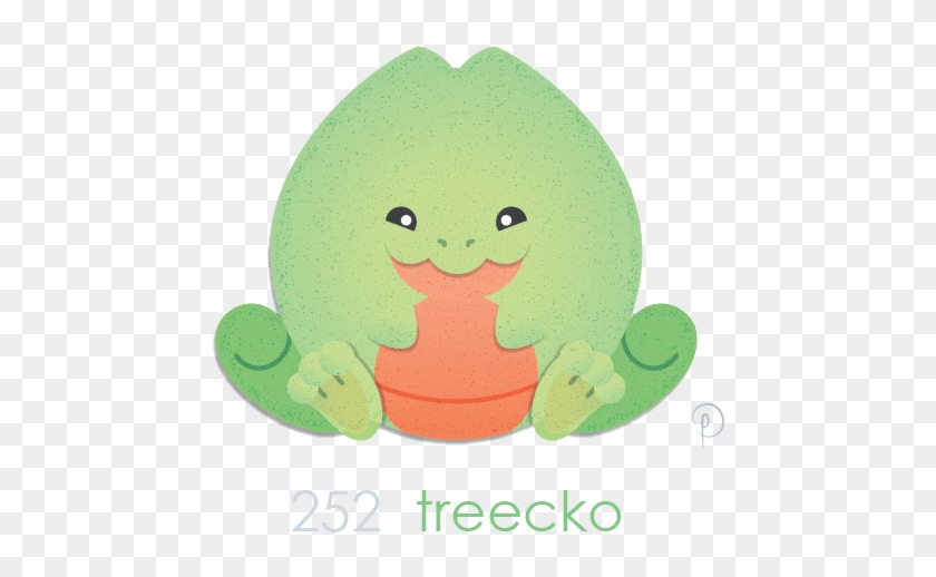 Artpoke-dot Of The Day, "treecko"oc - Cartoon Clipart #4703597