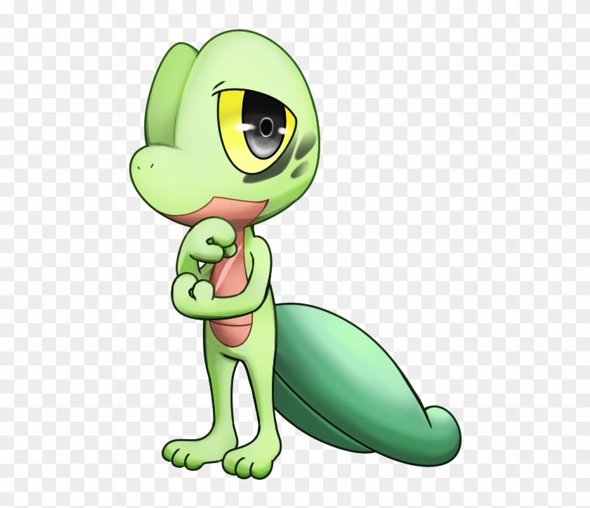 Ruka,the Treecko - Cartoon Clipart