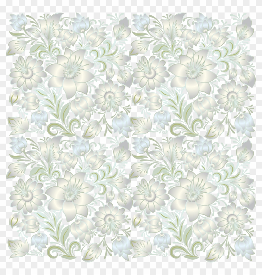 White Lace Background Png Clipart #4703792