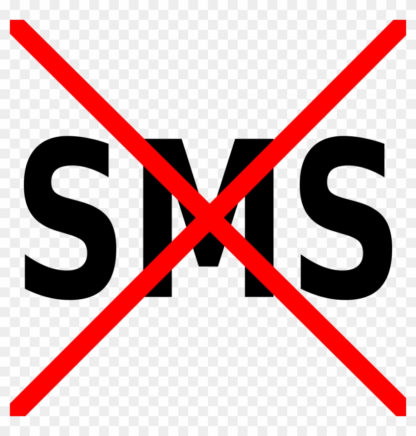 No Sms Logo - No Sms Clipart #4703954