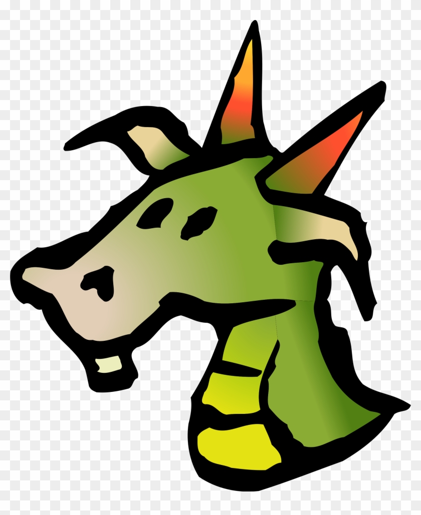 Dragon Head Vector Clipart Image - Chinese Dragon Design Art - Png Download