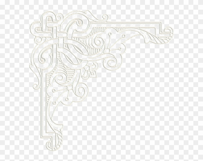 Picture Freeuse Lace Clipart Corner Lace - White Lace Corner Png Transparent Png