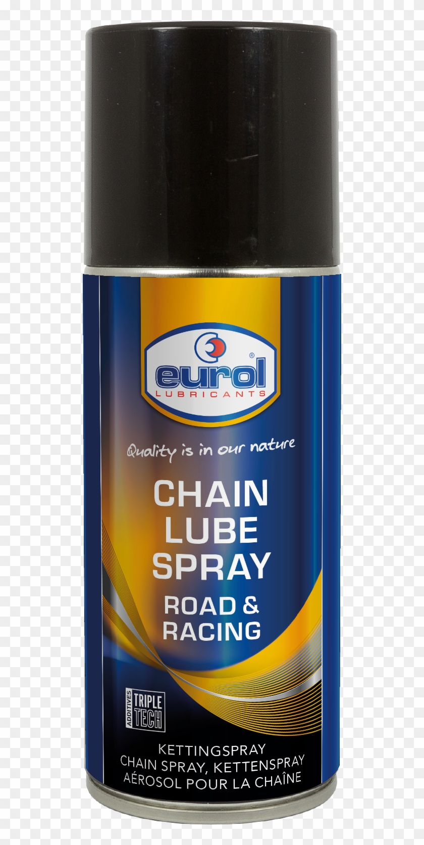 Eurol Chain Lube Spray Road & Racing 100ml - Bottle Clipart #4704065