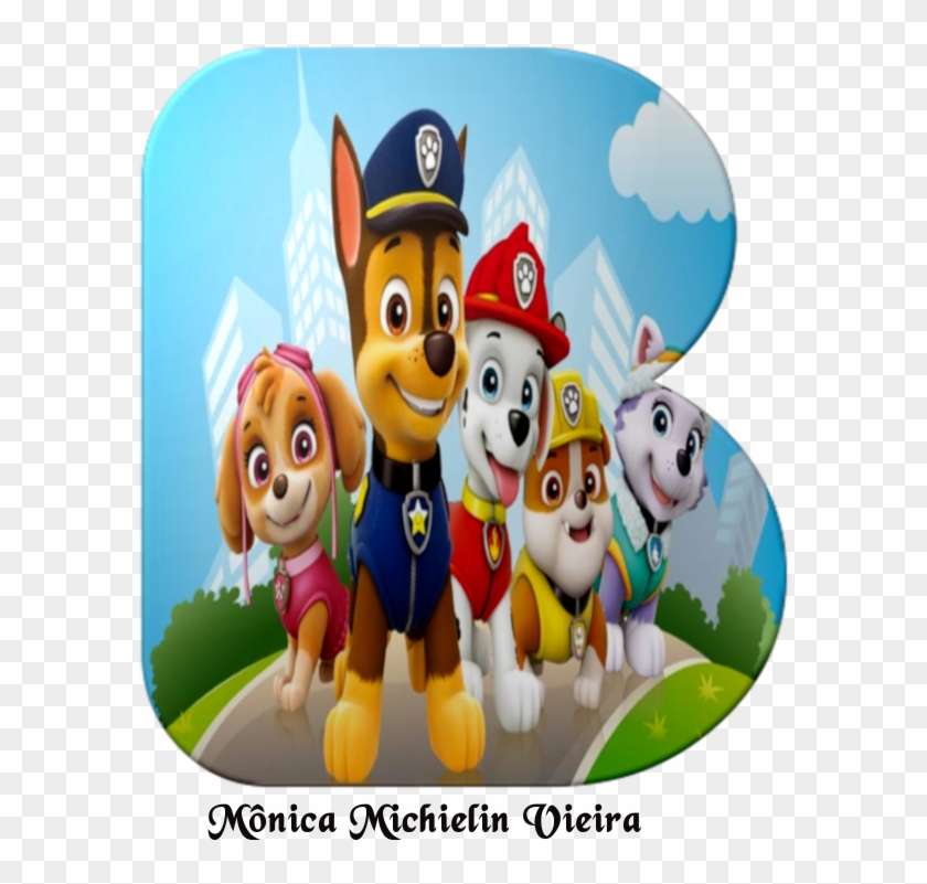 Alfabeto Patrulha Canina Png - Cartoon Clipart #4704095