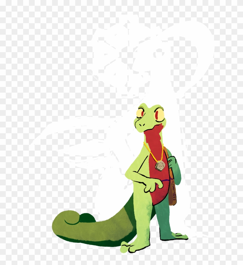 Dedicated To Me Having A Treecko Partner His Name Is - Cartoon Clipart