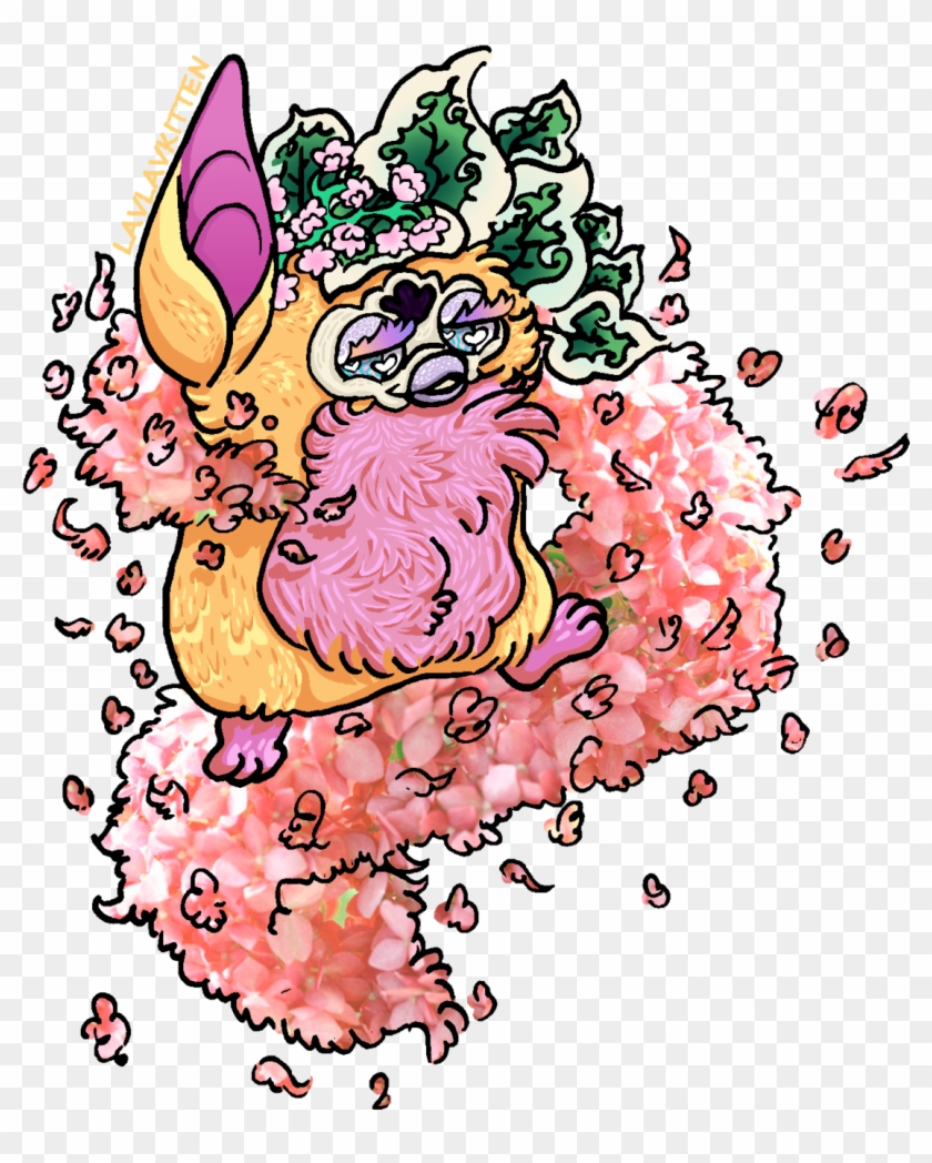 @dogboyf's Gorgeous Furby, Melonbloom, Gracefully Dancing - Cartoon Clipart