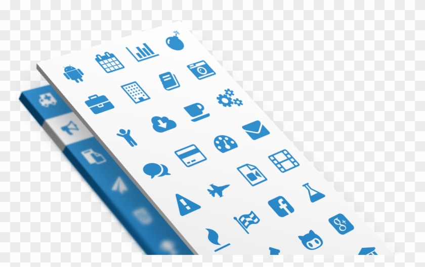 Fonticons - Portable Communications Device Clipart