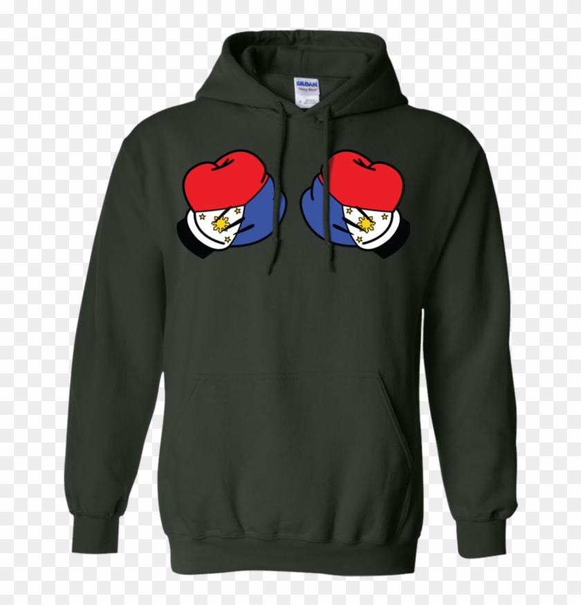 Mickey Filipino Flag Boxing Gloves By Aireal Apparel - Alec Benjamin Merch Hoodie Clipart #4705022