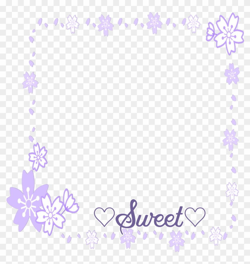 #mq #purple #flowers #flower #sweet #frame #frames - Jasmine Clipart #4705072