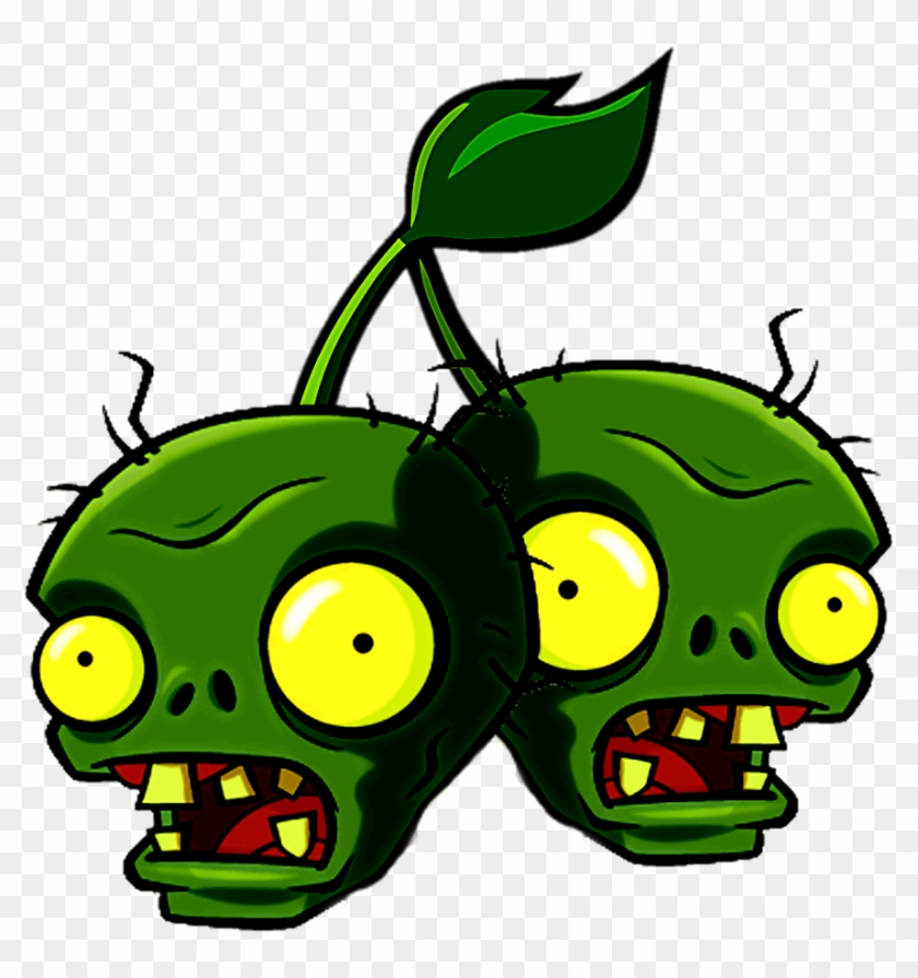 A Cherry Bomb With Zombie Heads - Plants Vs. Zombies 2: It's About Time Clipart