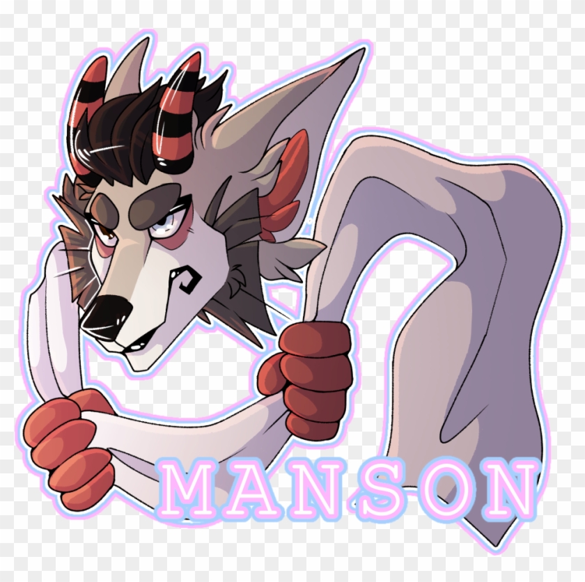 Manson Badge - Cartoon Clipart #4705480