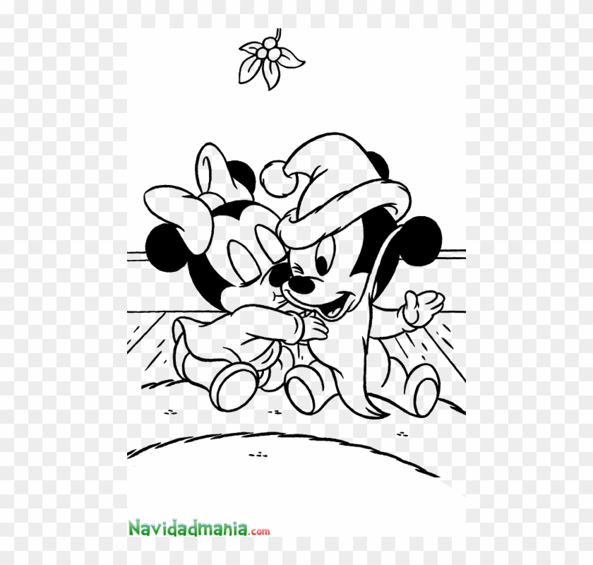 Christmas Colouring In Disney Clipart #4705629