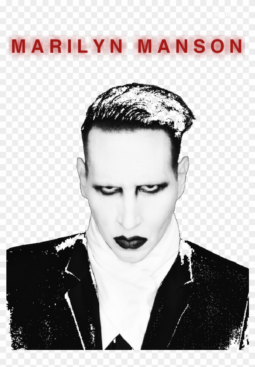 Model Image T Shirt - Marilyn Manson Clipart #4705666