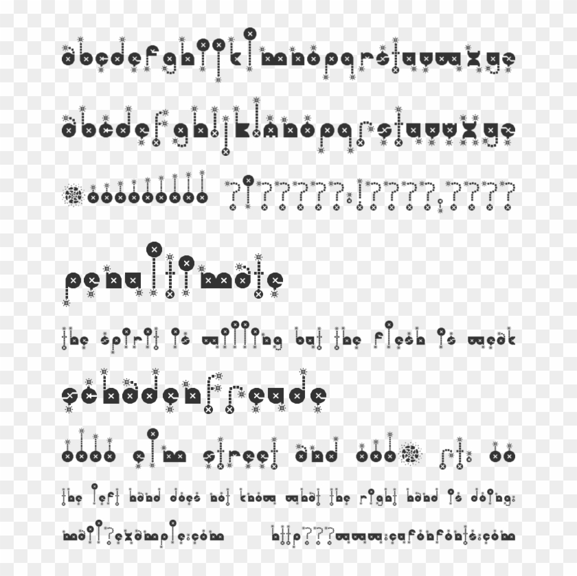 Cherry Bomb Font Preview - 非 主流 字体 Clipart