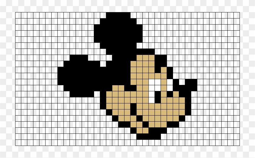 Pixelated Art Mickey Mouse Clipart