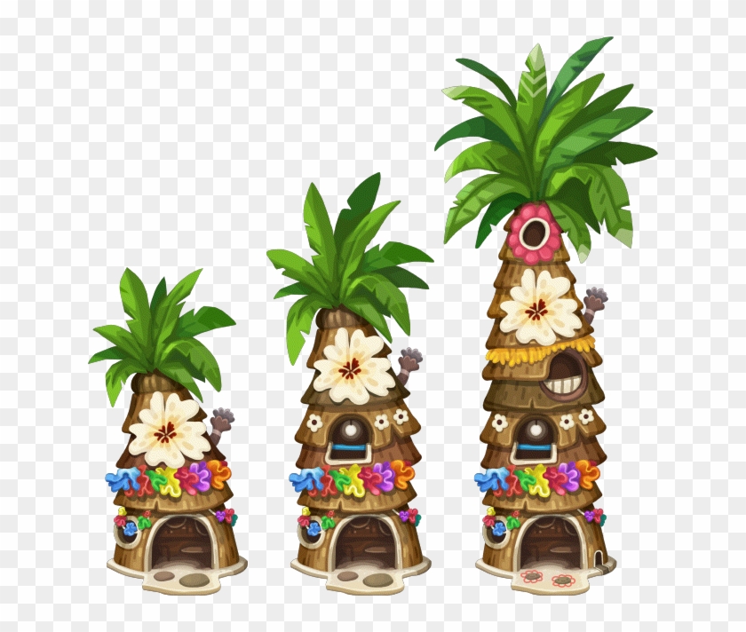 Clipart Houses Pineapple - Houseplant - Png Download