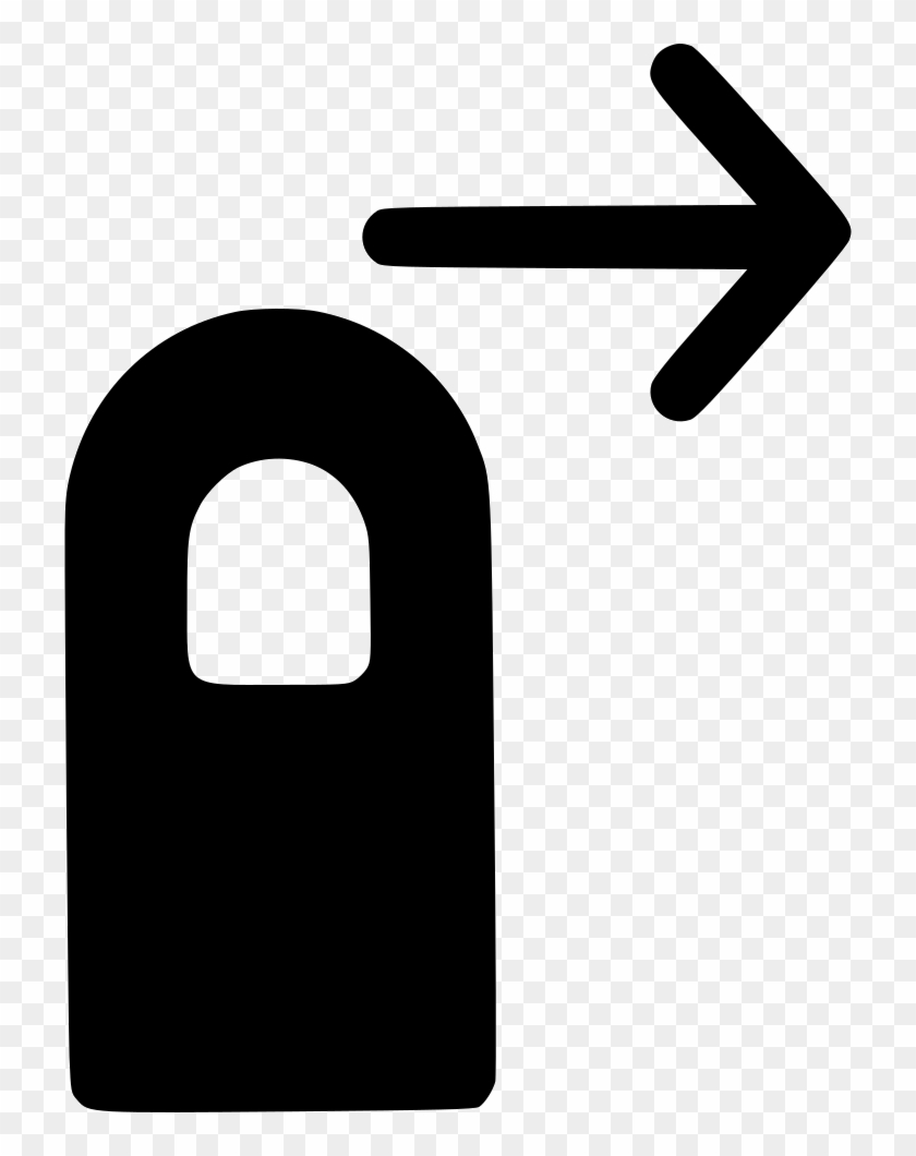 Touch Tap Finger Move Right Arrow Comments Clipart