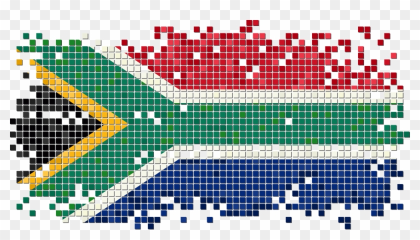 Flag Of South - South African Flag Png Clipart #4706716