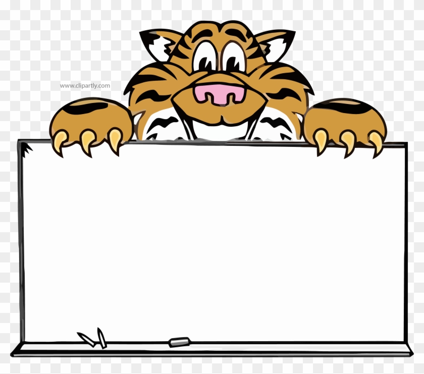 Tigger Peek Board Clipart Png Image Download - White Board Clip Art Transparent Png #4706840