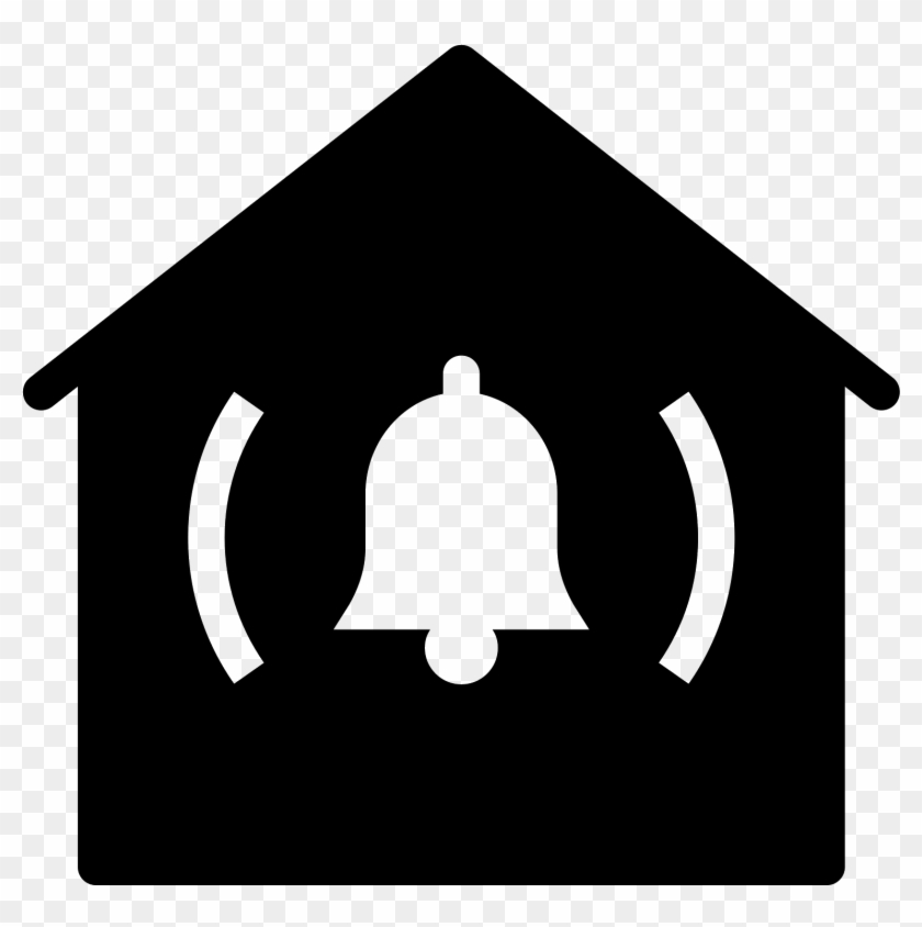Home Alarm Filled Icon Clipart #4707152