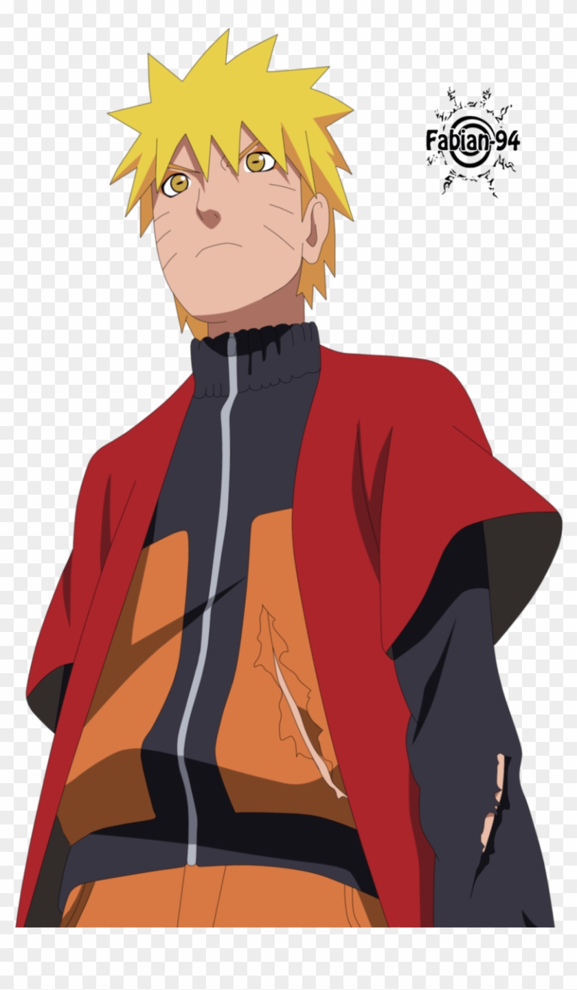Naruto Uzumaki Sage Mode Render Clipart