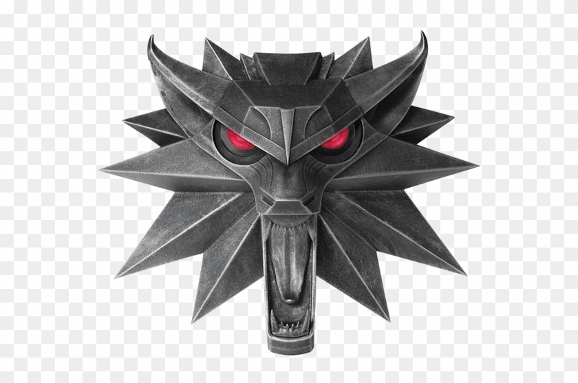 The Witcher Wolf Wall Sculpture Light Up Convention - Witcher 3 Medallion Wall Clipart #4707331