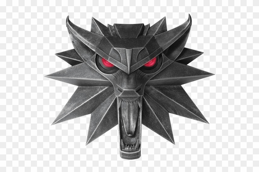 The Witcher Wolf Wall Sculpture Light Up Convention - Witcher 3 Medallion Wall Clipart