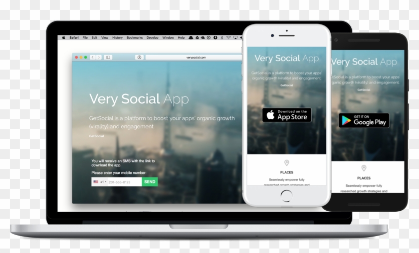 Os Is Detected, The Related Store's Button Is Shown - Iphone Clipart