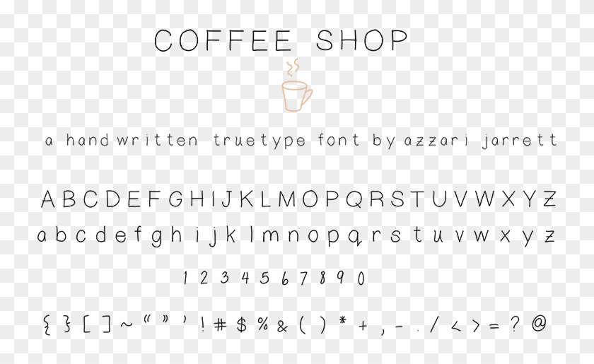 A Free Hand Written Truetype Font - Free Simple Handwriting Font Clipart #4707906