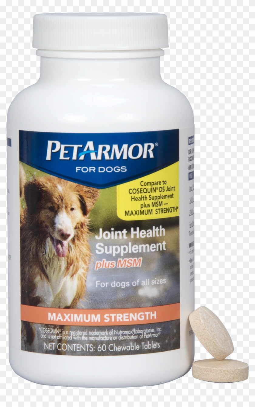 Petarmor Joint Health Supplement Plus Msm Max Strength - Pet Clipart #4708255