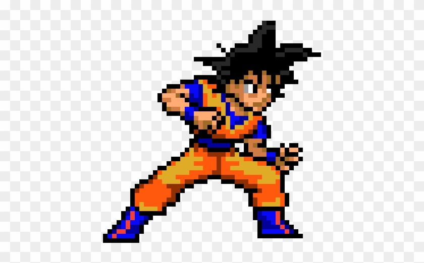 Random Image From User - Son Goku Pixel Art Clipart #4708429