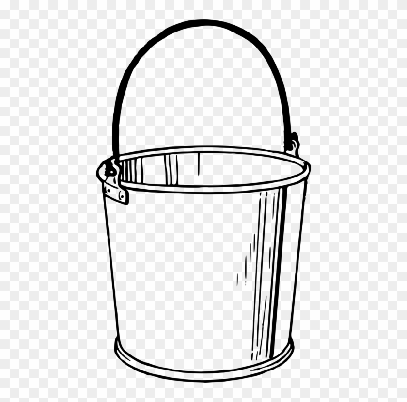 Coloring Book Bucket And Spade Drawing Paint - Transparent Bucket Drawing Clipart #4708631