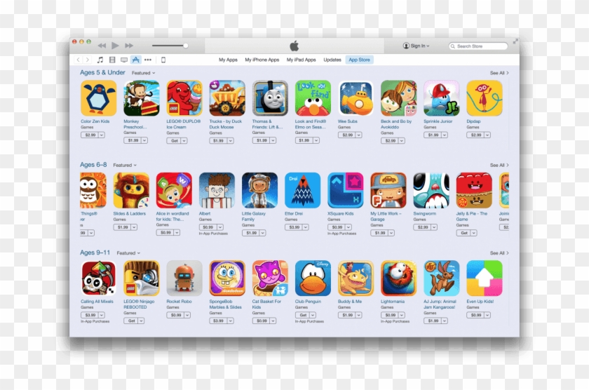 Appstore Kids Category - App Store Games For Kids Clipart