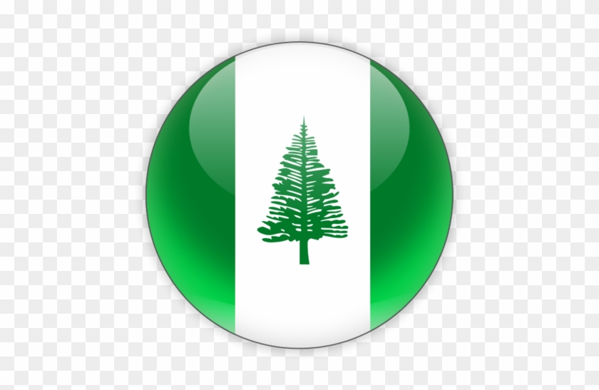 Norfolk Island Round Flag Clipart