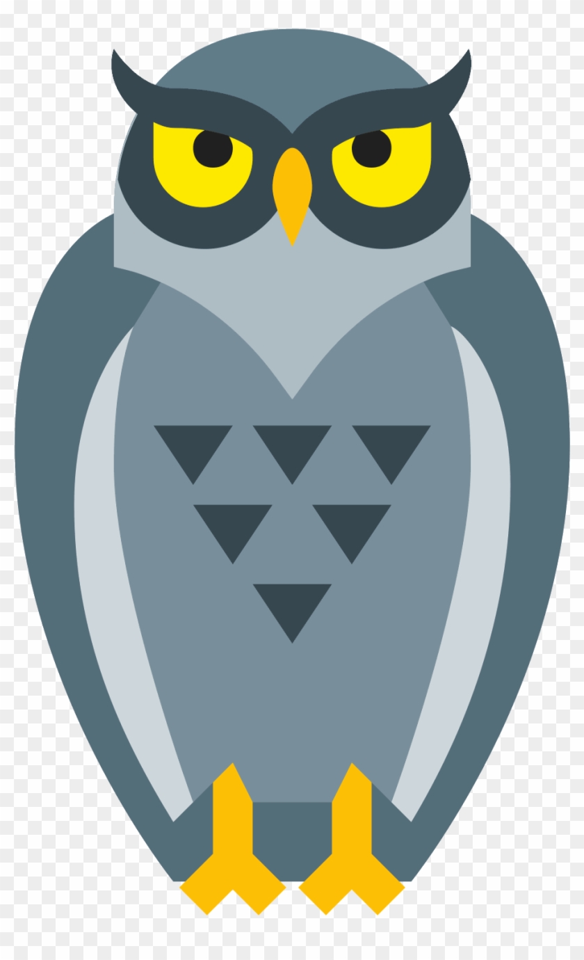 Owl Png , Png Download - Owl Icon Clipart #4708848