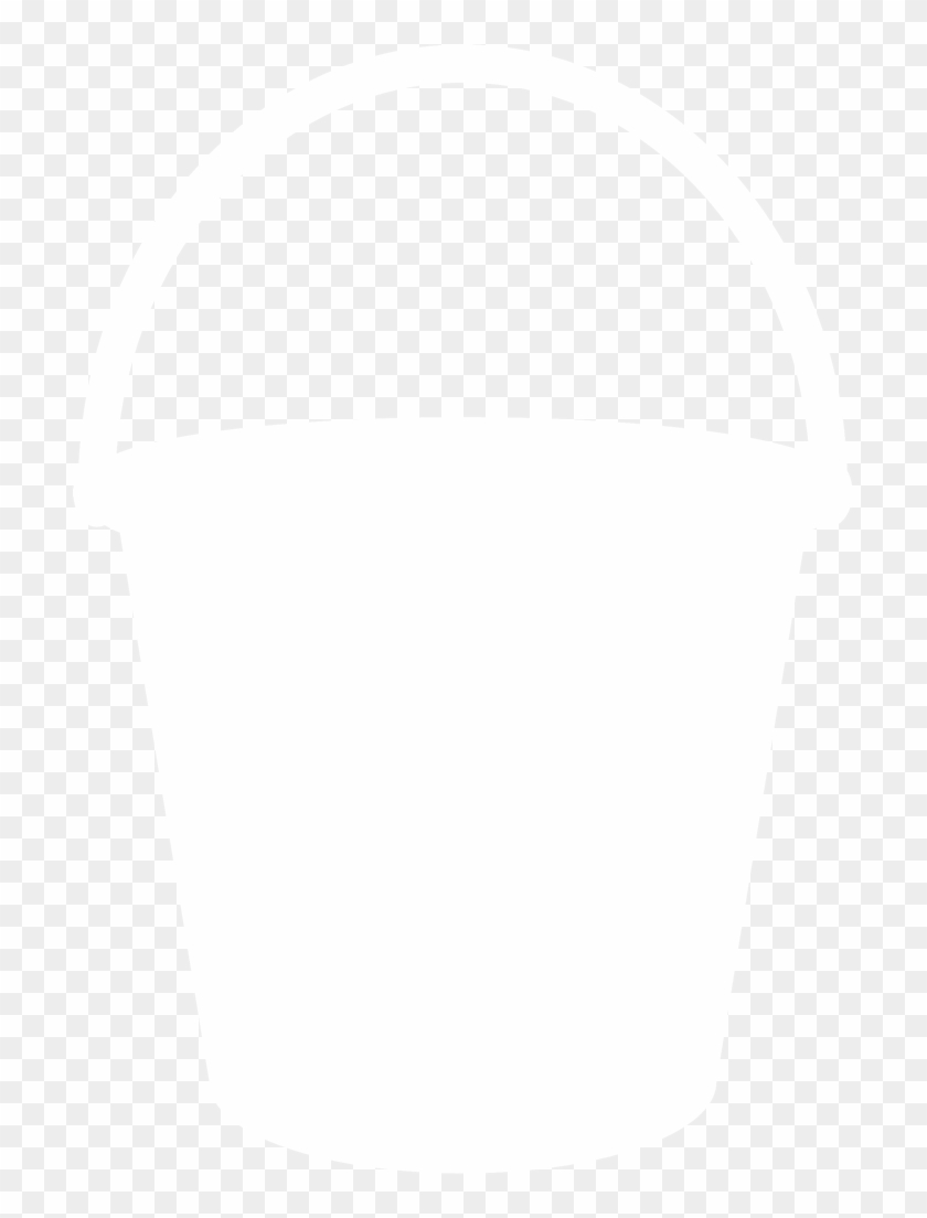 Bucket Clipart Silhouette - Bucket Silhouette - Png Download